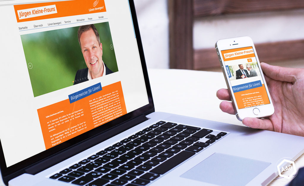 Homepage erstellen - Wordpress CMS Website